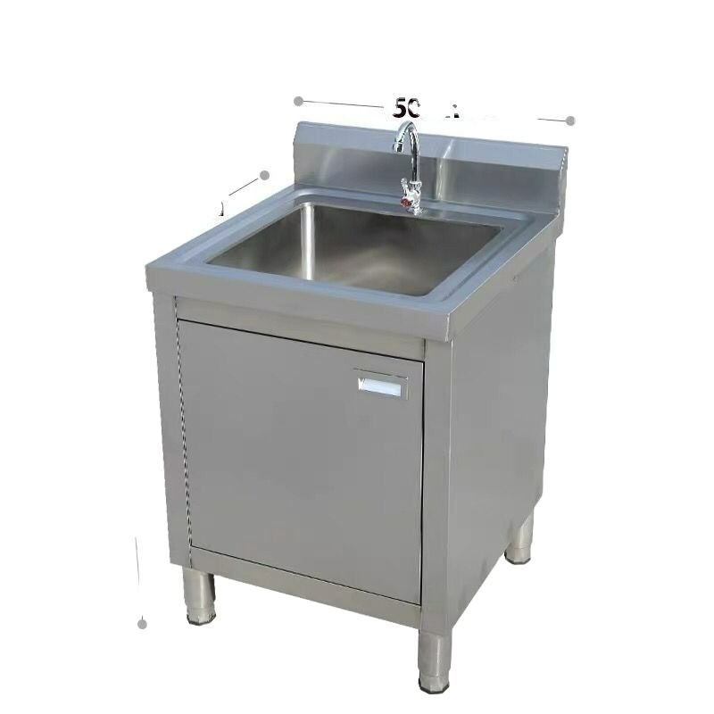 Wholesale Commercial Under Sink Cabinet Stainless Steel Metal Kitchen Sinks Base Cabinet With Faucet