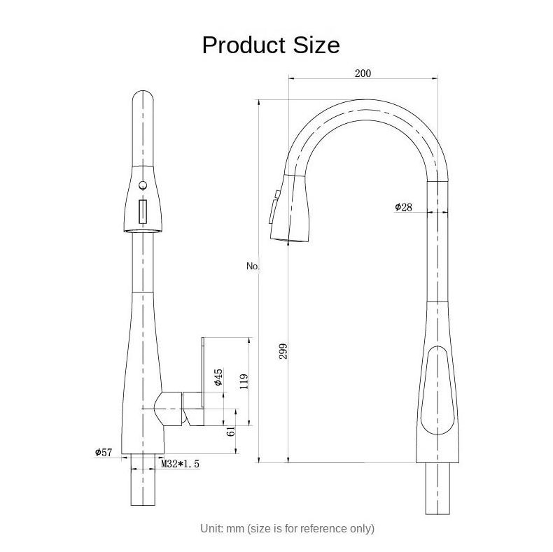 Manufacturer Stainless Steel 304 Hot Cold Mixer Pull Out Down Automatic Hot Water Sensor Tap Smart Touch Kitchen Faucet