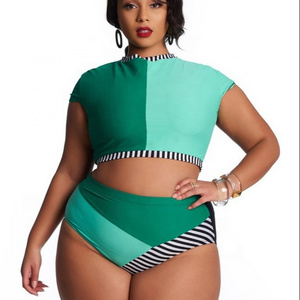 Factory sales Factory wholesale high waist one piece tank swimsuit sexy bikini women plus size swimwear