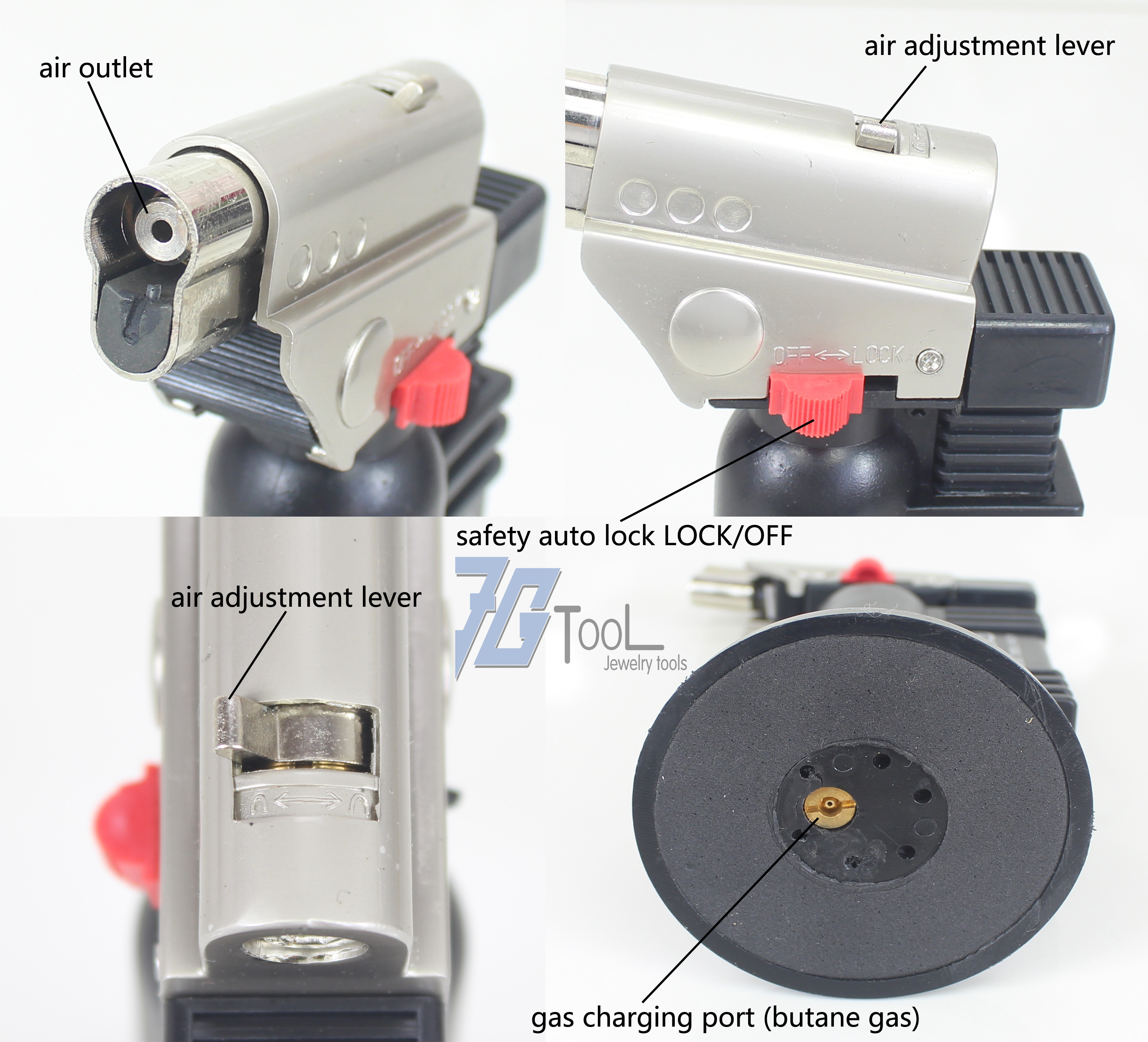 Jewelry Equipments GT-3000S Gas Torches Mini Gas Torch