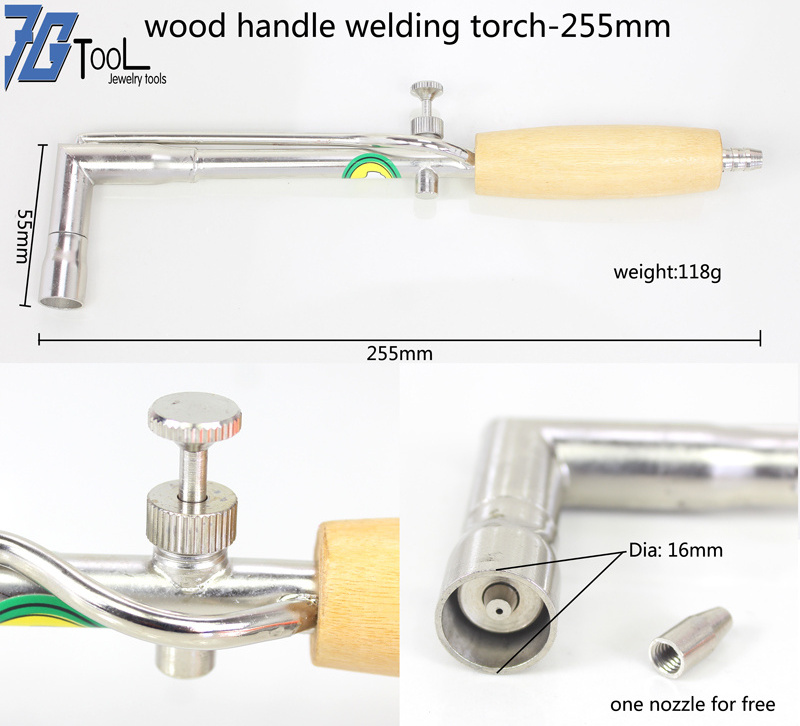 M Adjustable Flame Gas Torch Solder Handle Pipe Wood Welding Torch Equipment Guns Jewelry Tools Torch Soldering