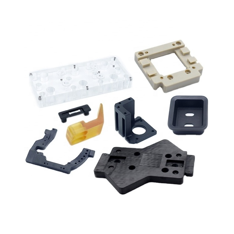 Factory Supply Custom Made Plastic Parts Clear Acrylic Cnc Machining Plastic Fabrication Milling Services Cnc Machining