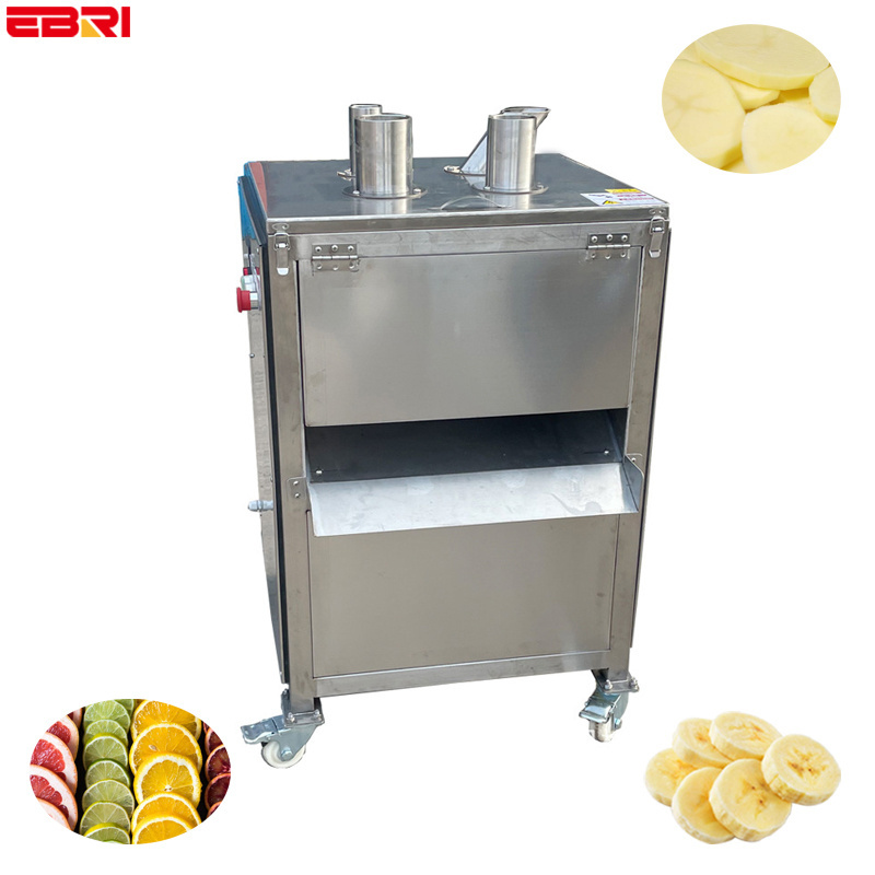 2023 Push Down Type Root Vegetable Fruit Slicer Apple Tomato Lemon Onion Cutting Machines Banana Plantain Chips Slicing Machine