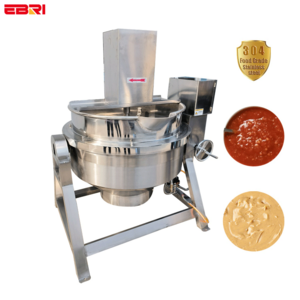 304 stainless steel Industrial Electric Heating Double Jacket Cooking Pot with Mixer jacketed cooker for syrup,candy sugar