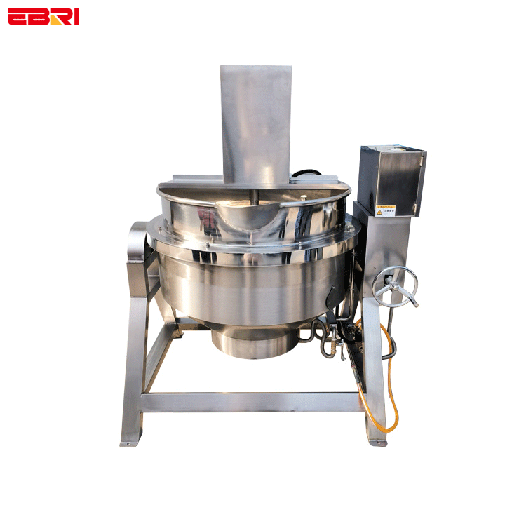 304 stainless steel Industrial Electric Heating Double Jacket Cooking Pot with Mixer jacketed cooker for syrup,candy sugar