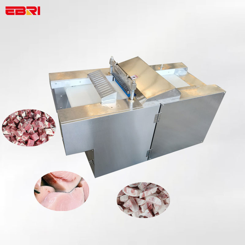 Automatic Energy Saving Meat Dicer / Beef Meat Cube Cutter Machine / Chicken Cutting Machine