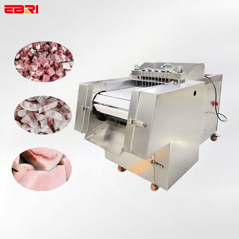 Automatic Energy Saving Meat Dicer / Beef Meat Cube Cutter Machine / Chicken Cutting Machine