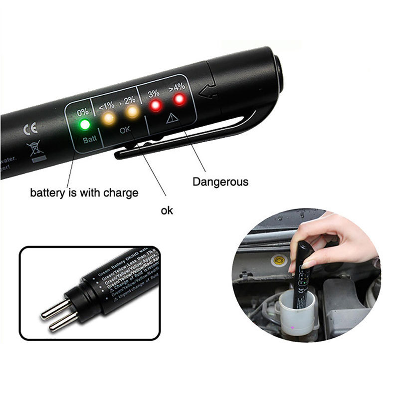 Topdrive Electric Brake Fluid Liquid Tester Pen Automotive Diagnostic Battery Analyzer Tool car Brake Fluid Tester