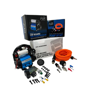 Inflation Kit Air Compressor & Orange Air Hose Pump Up Kit with Quick Fitting Bundle On Board System(Compressor & Inflation Kit)