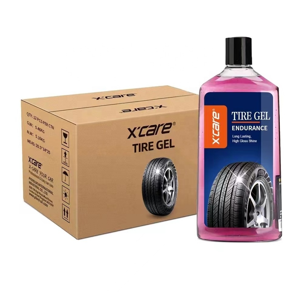 2023 Made in China Good Quality Car Care Product  Look Wet Tire  Gloss Gel 500ml