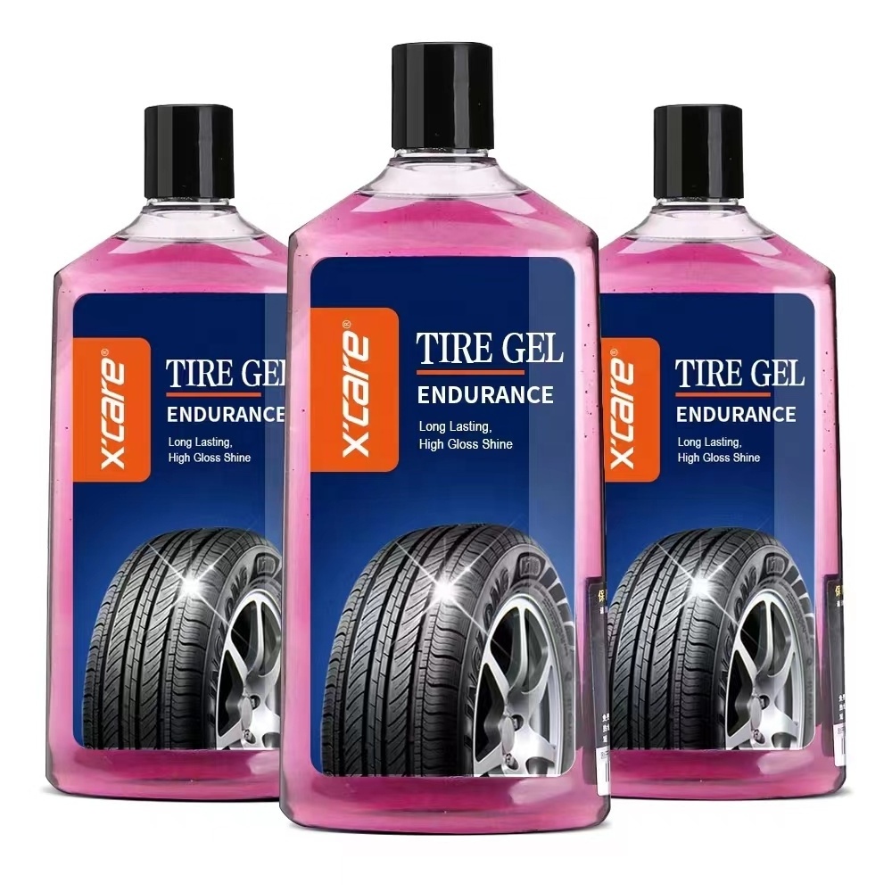 2023 Made in China Good Quality Car Care Product  Look Wet Tire  Gloss Gel 500ml