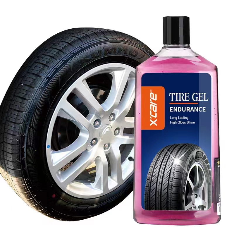 2023 Made in China Good Quality Car Care Product  Look Wet Tire  Gloss Gel 500ml