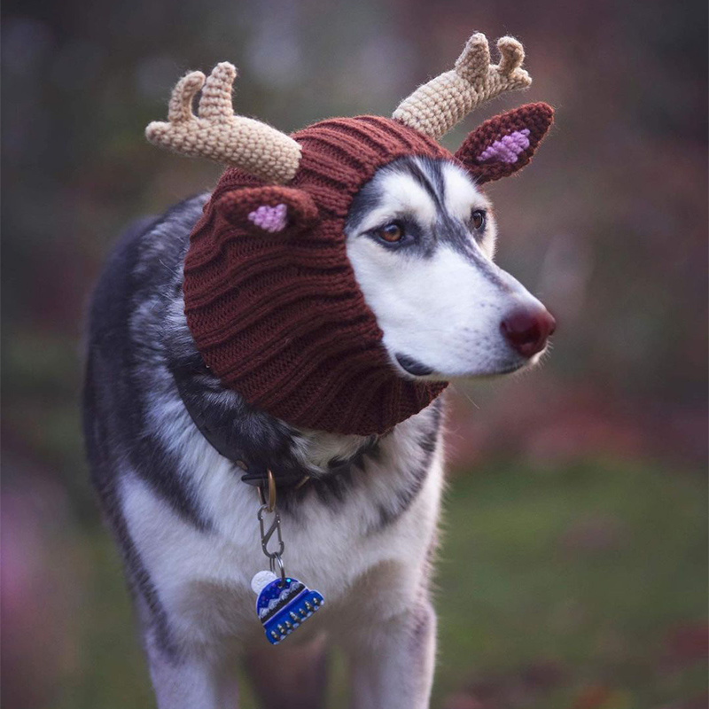 Luxury Cute Winter Christmas Halloween New Year'S Dress Up Pet Dog Winter Hat Pet Accessories