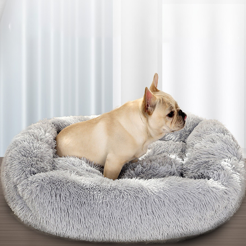 Wholesale Bed for Dog Cat Kennel Modern XL Doughnut Dog Bedding Beds Princess Certificate