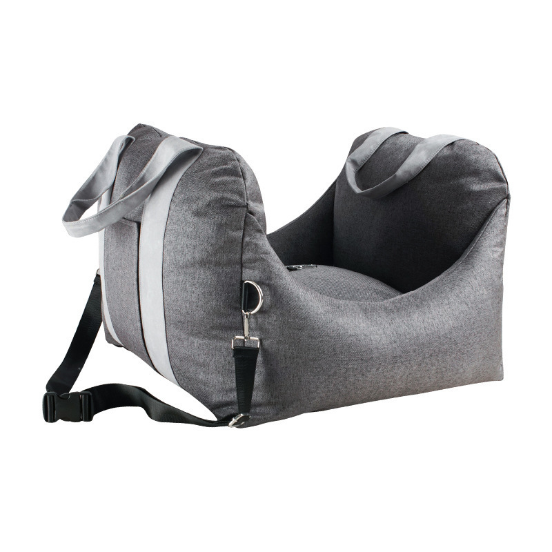 Popular Design Cute Boom Collapsible Chew Summer Car Seat Bolster Attachable Bag Dog Bed Storage