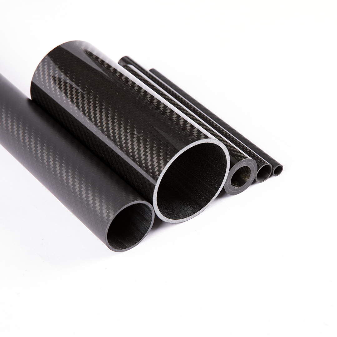 Color custom carbon fiber tube, support pattern customization,fiber tubes 10mm 12mm 18mm 20mm