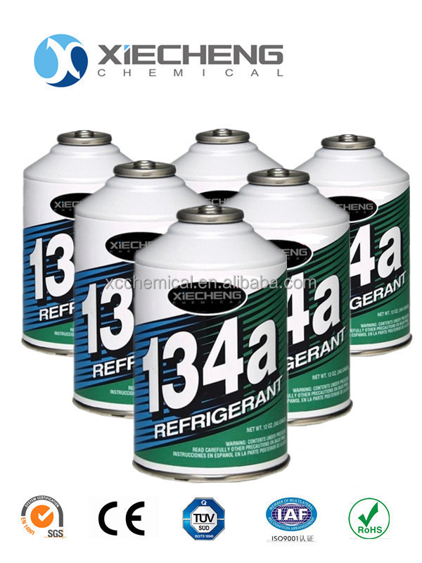 r134a car refrigerant 12oz cans packaging