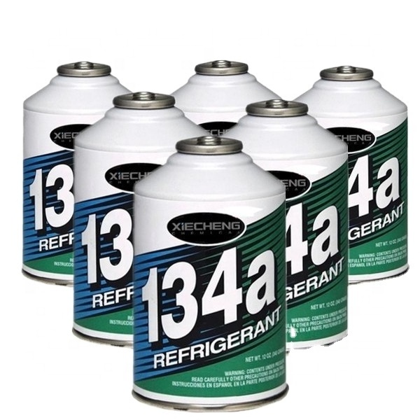 r134a car refrigerant 12oz cans packaging