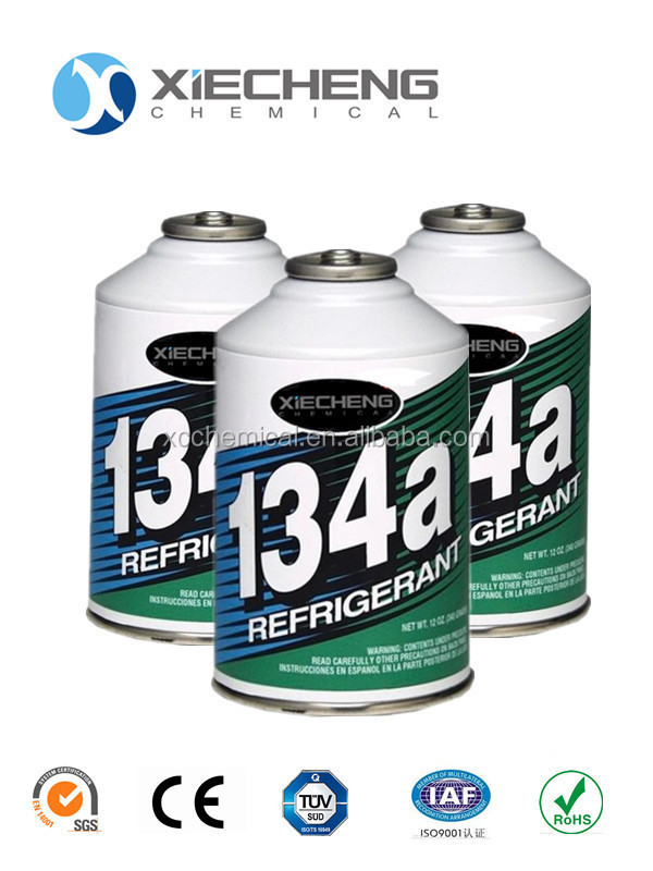 r134a car refrigerant 12oz cans packaging