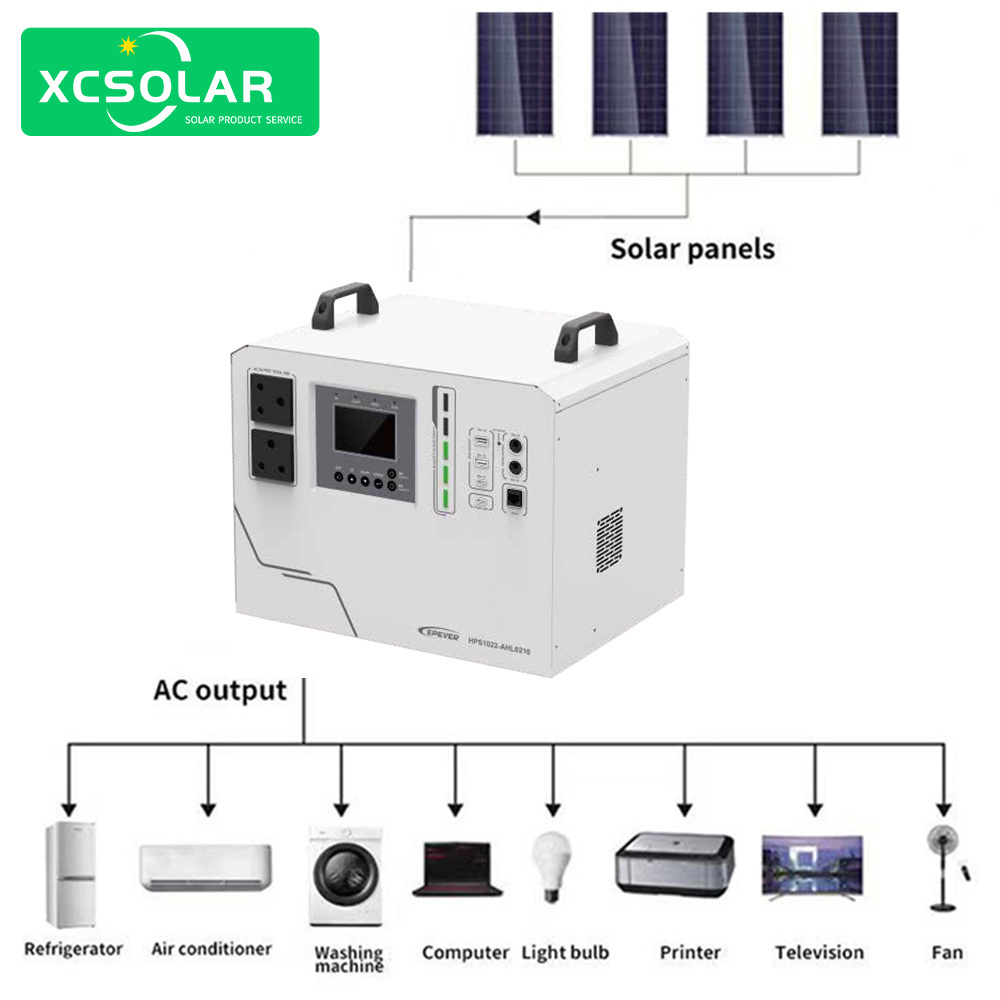 Off Grid 5000W Solar Generator Motor 3000w 1Kw Hybrid 1.5 KVA Solar System Solar Panel Energy System Complete Kit for Home//