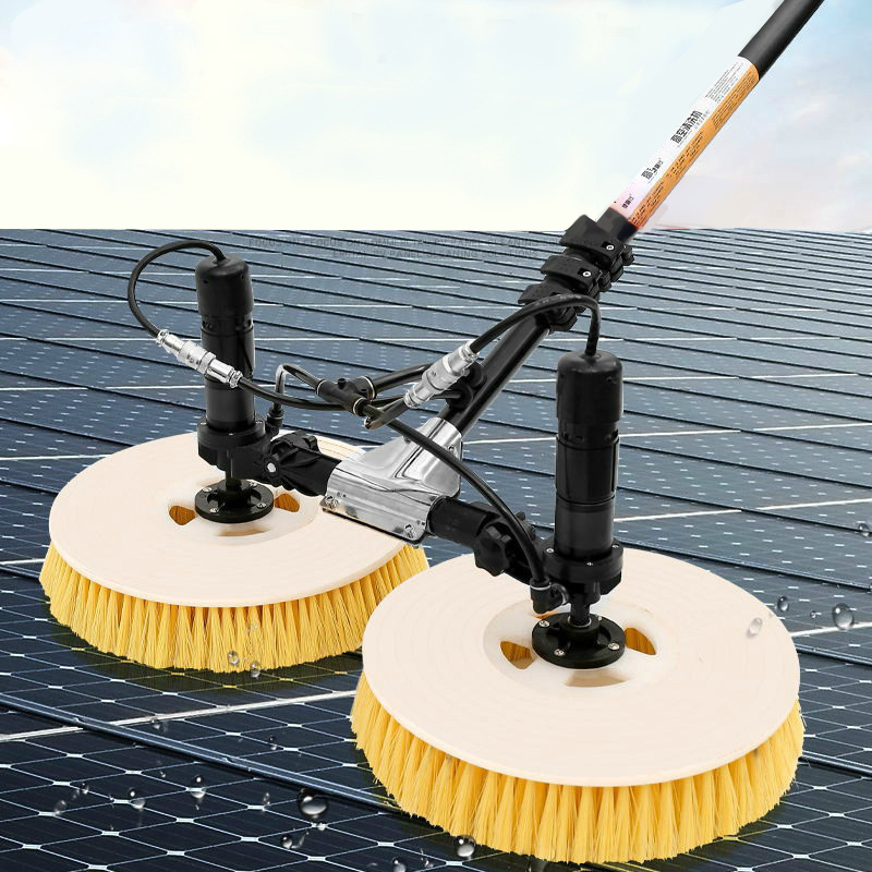 7.5m Water Spray Equipment Roof Power Tools Single Double Head Solar Panel Cleaning Equipment for Home Solar Energy System//