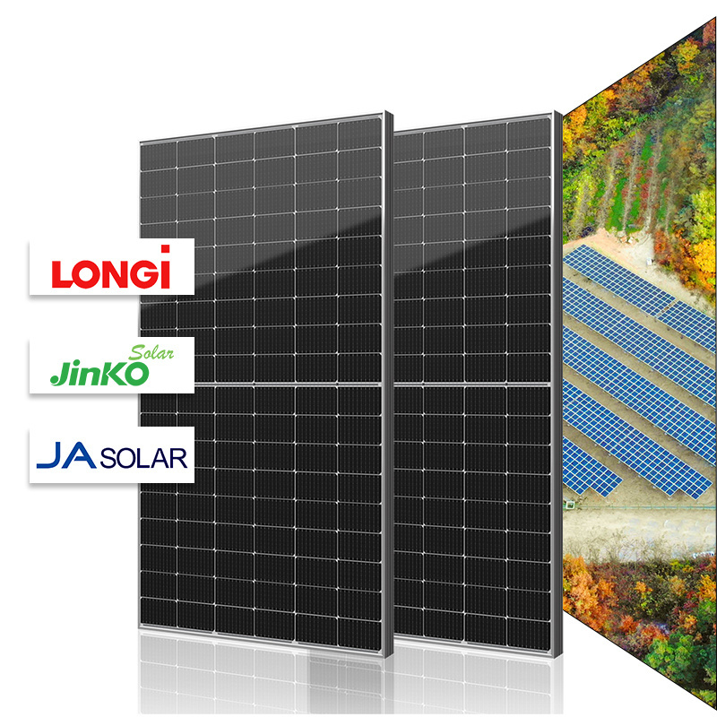 Paneles Solares Fotovoltaicos Y Mono Cristalino Commercial Solar Panels 650~670 Watts For Pv System Generador De Energia Solar