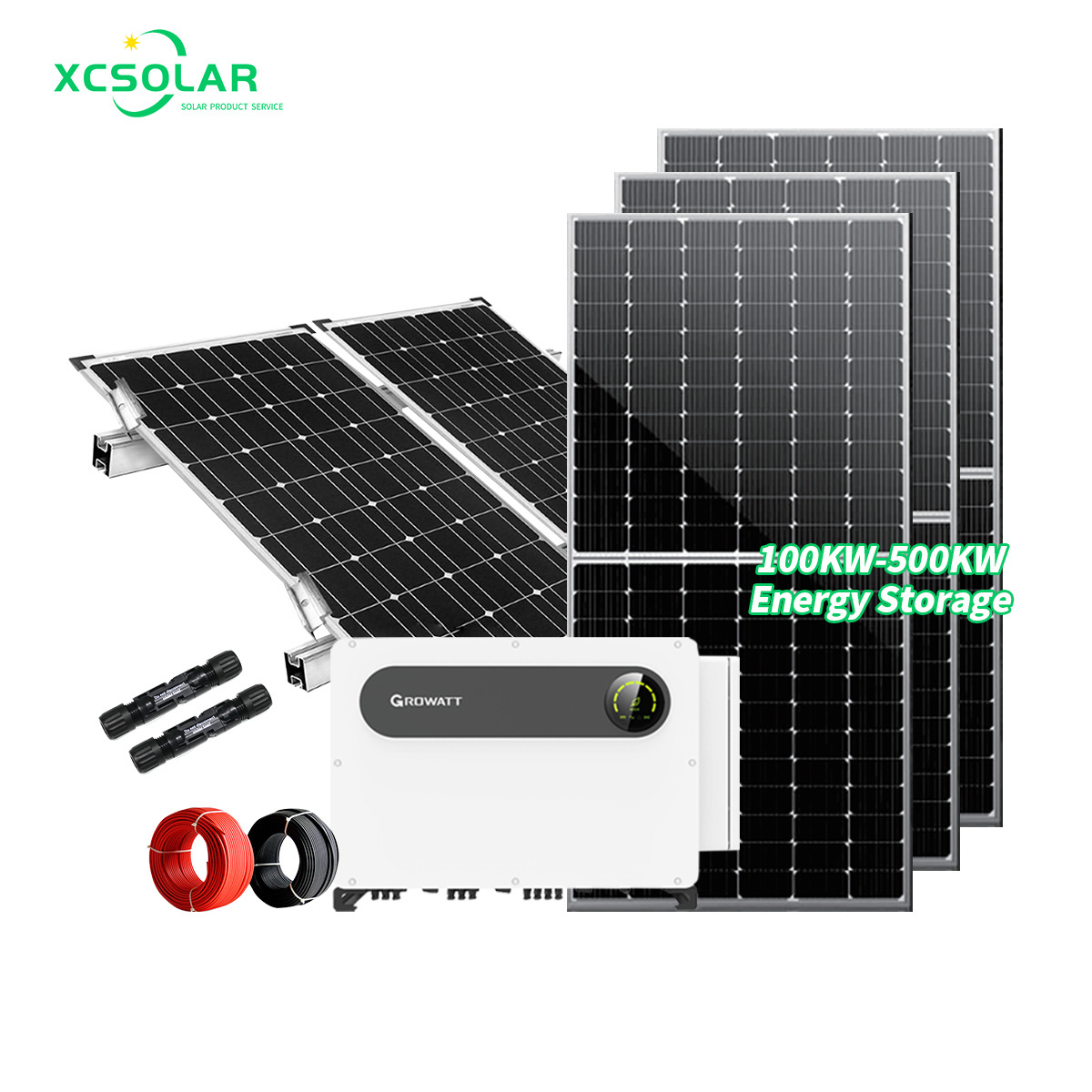 Commercial Solar Power System 300KW 500KW PV Energy Systems Commercial Industry Solar Power Generator