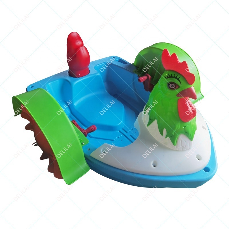 Kids Mini Electric Motor Cartoon Ducks Swans Chickens Animals Paddle Boat