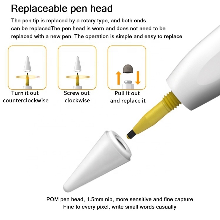 Pencil Accessories Universal 2 In 1 Stylus Pen Drawing Tablet Capacitive Screen Caneta Touch Pen