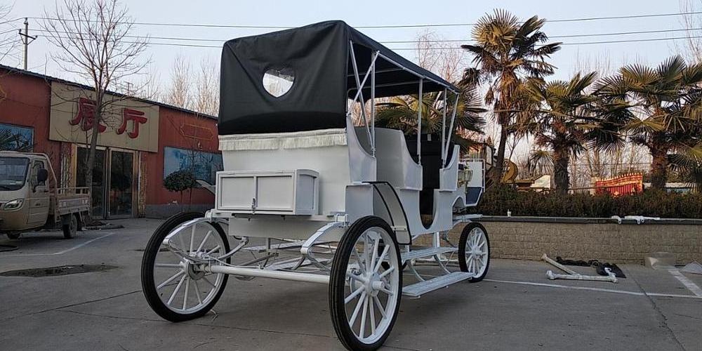 Cheap price horseless 12 seats electric sightseeing chuck wagon carriage