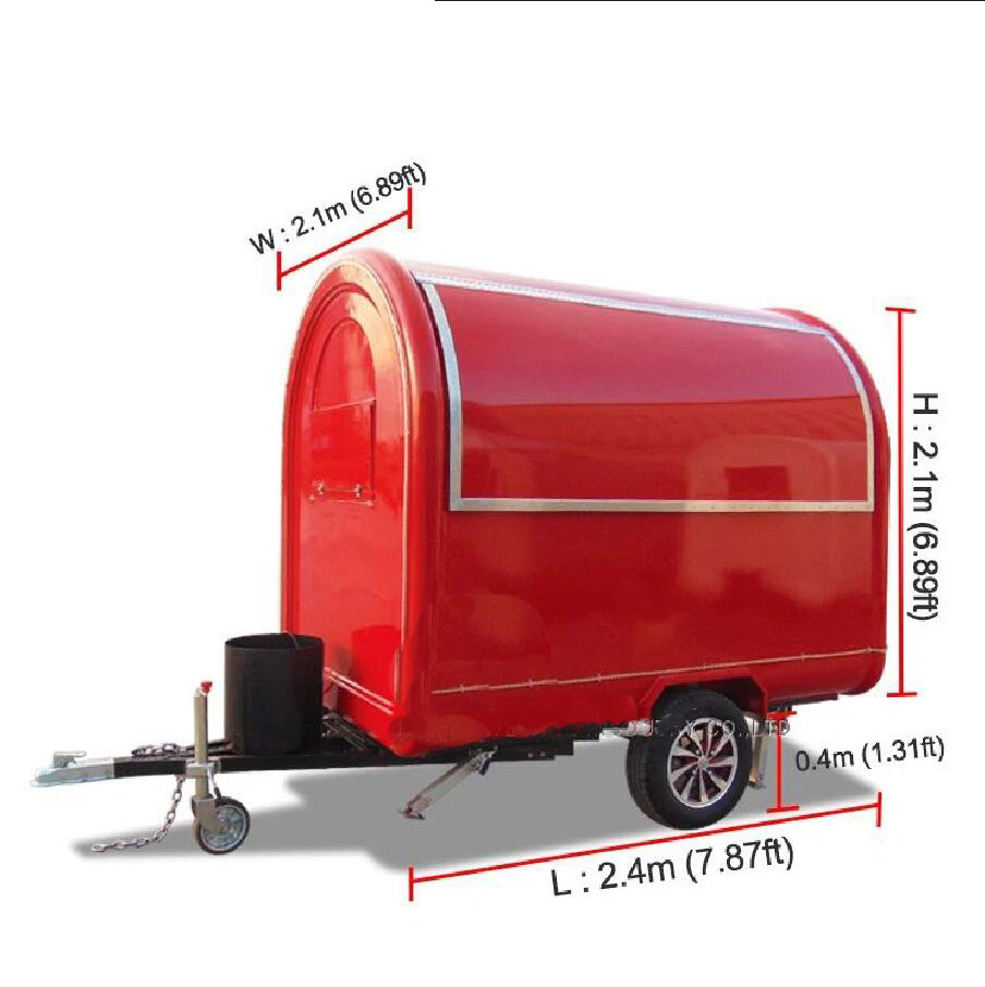 Mobile Coffee Station Trailer for Sale - High-Quality Food Car for Coffee and Drinks