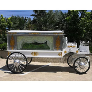 Chinese horse drawn funeral car electric carriage for sale