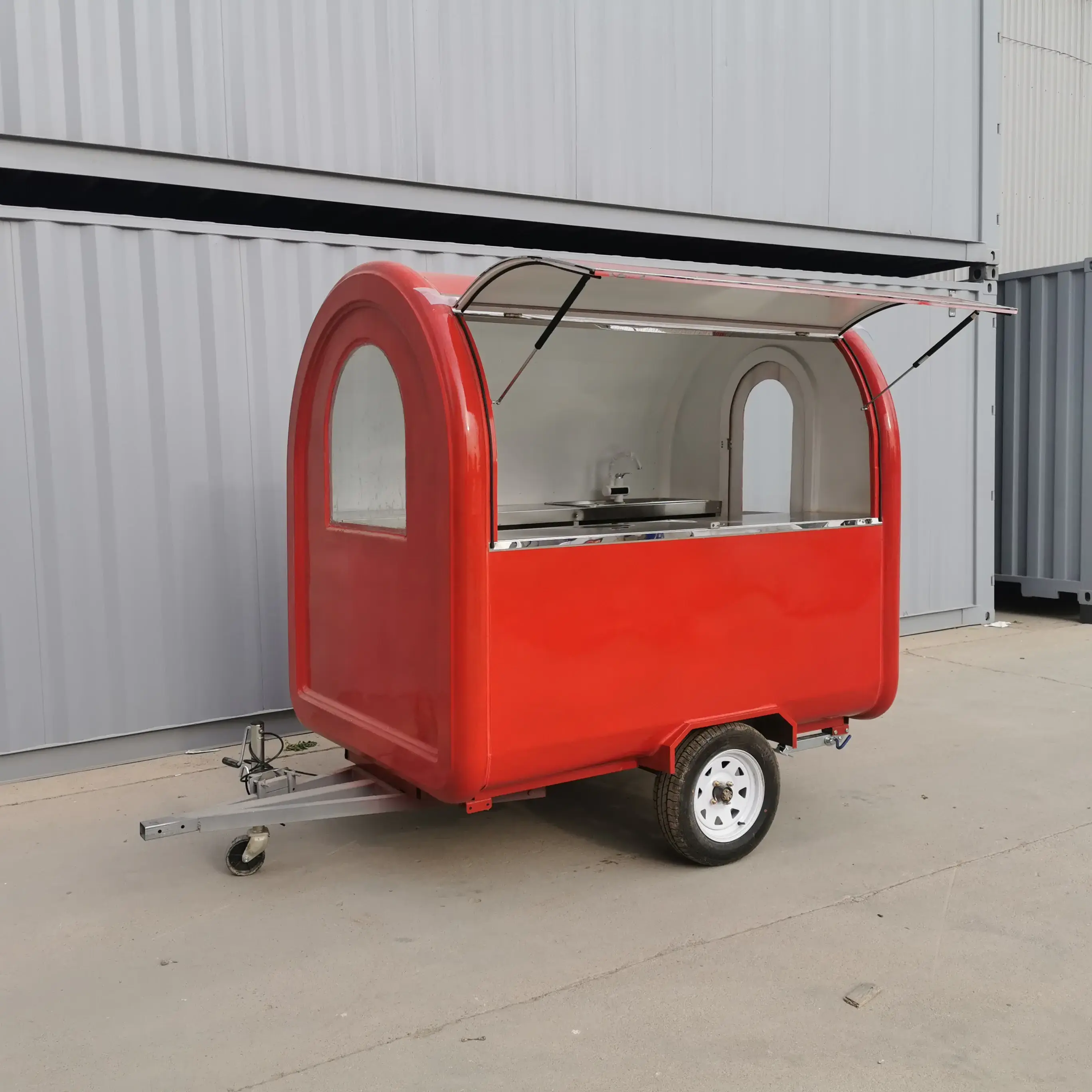 Mobile Coffee Station Trailer for Sale - High-Quality Food Car for Coffee and Drinks