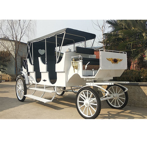 Cheap price horseless 12 seats electric sightseeing chuck wagon carriage