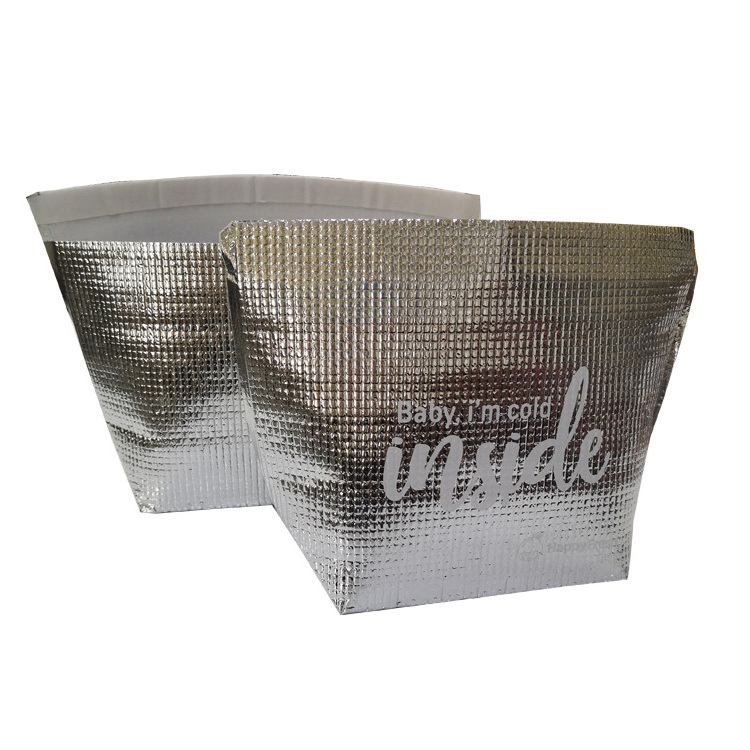 Thermal Break 3D Box or carton Liner / Thermal Resistant Aluminum Foil Bubble 3D Box Liner 48h