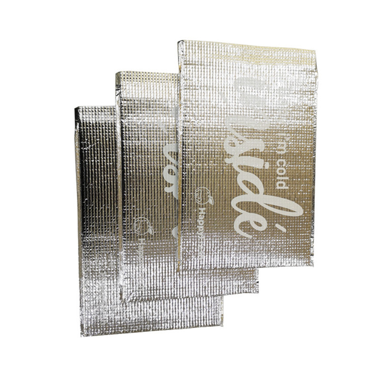 Thermal Break 3D Box or carton Liner / Thermal Resistant Aluminum Foil Bubble 3D Box Liner 48h