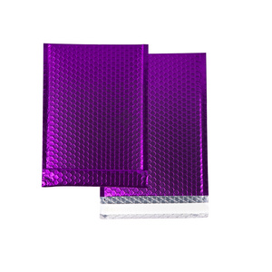 Delivery Padded Envelopes with Logo Printed Rose Gold Poly Bubble Mailers Shipping Custom Packages Purple Pink Bubble Mailer