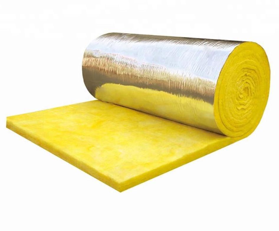 Glass Wool Building Material Price Fiberglass Tissue Mat Black Faced Fiberglass Insulation