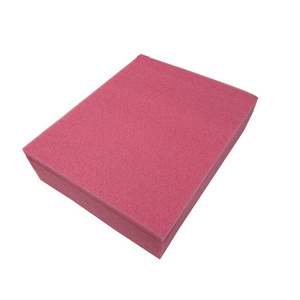 Packing Foam Sheets Custom Highabstract Geometricic EPE  Red Creativestom Shape 20-30kg/m3 Urethane Foam Sponge