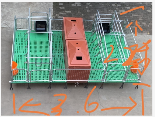 Sow Plastic Trough Cage For Sale Farrowing Stall Pig Equipment elevated stainless steel farrowing pen crates box for pigs