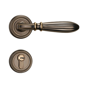 Chinese Manufacturer Household Interior Door Lever Handles Antique Door Lock Sets