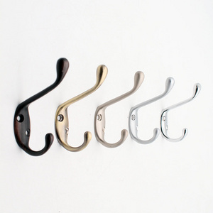 American retro style Simple hardware hook coat hooks wall mounted hotel dorm bedroom bathroom Interior Hooks