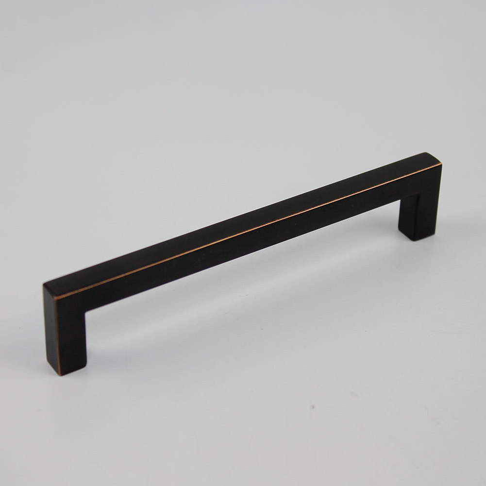 15 Pack homdiy 320mm Black Cabinet Pulls Square Black Drawer Handles Kitchen Cabinet Hardware Bar Handles