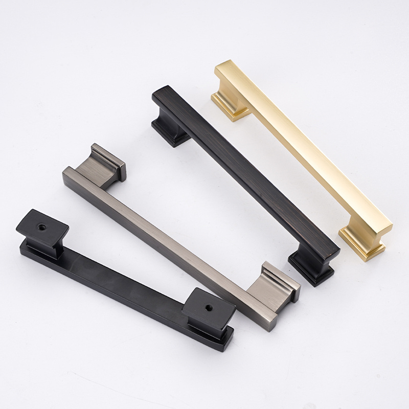 Hot Sale furniture handle durable anti-corrosion zinc alloy pulls 96mm 128mm cabinet rustic cabinet pulls handles