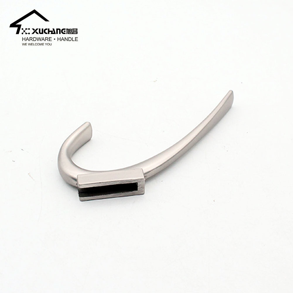 New Simple Wall Clothes Furniture Brushed Nickel Single Metal Hooks For Clothes Door Display Hanger Hook