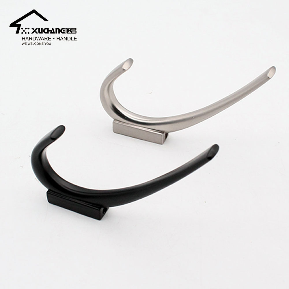 New Simple Wall Clothes Furniture Brushed Nickel Single Metal Hooks For Clothes Door Display Hanger Hook