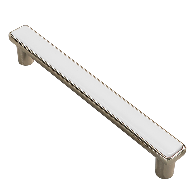 Best selling K Gold White Pull Handles Knobs Cabinet Wardrobe Home 96mm Handles & Single Hole Handles