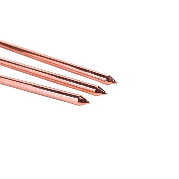 HUA DIAN 20-YEARS Quality Anti corrosion Copper Bonded Steel Grounding Rod for Lightning Protection for sale