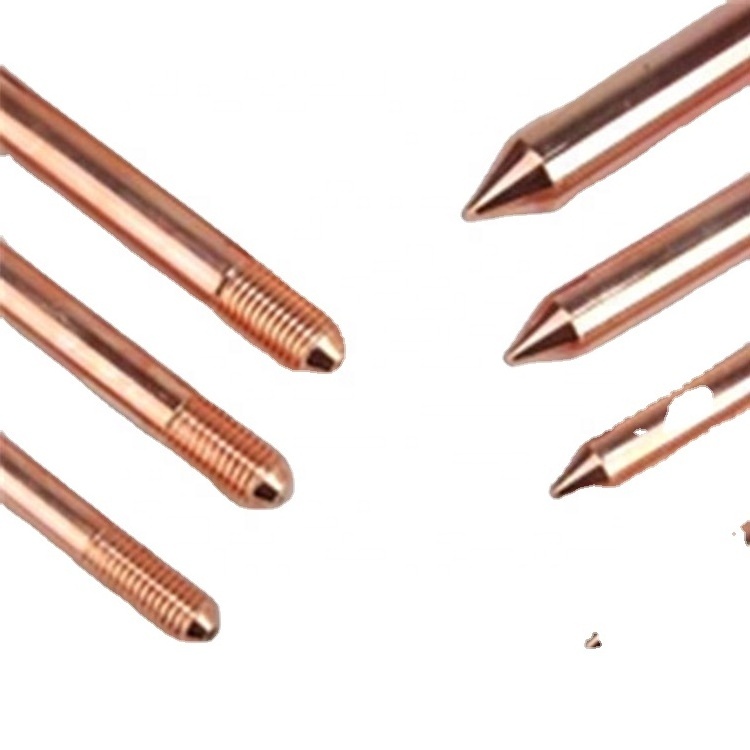 HUA DIAN 2020 High QUALITY HUA DIAN GROUND ROD with COPPER-BONDED GROUND R0D for GROUNDINGS Copper Coated Steel 10 Year Reliable