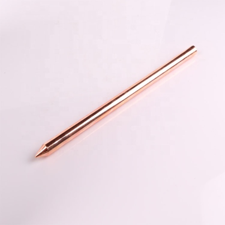 HUA DIAN 20-YEARS Quality Anti corrosion Copper Bonded Steel Grounding Rod for Lightning Protection for sale